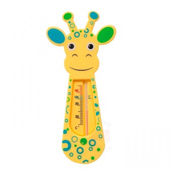Termômetro para banho Girafinha Laranja (0m+) - Buba