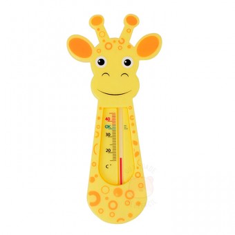 Termômetro para banho Girafinha Laranja (0m+) - Buba